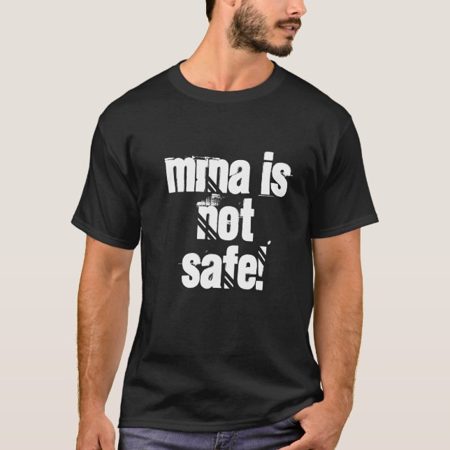 Camiseta O MRNA não é seguro! (Frente)