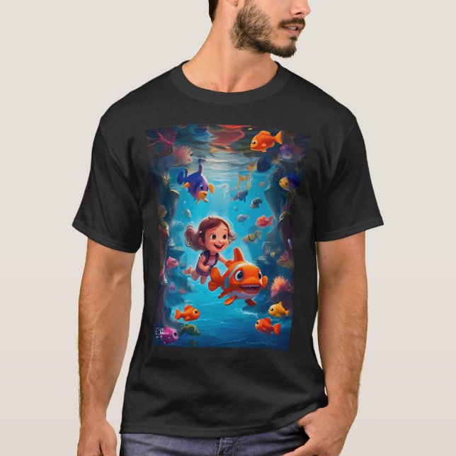 Camiseta O mundo da água (Frente)