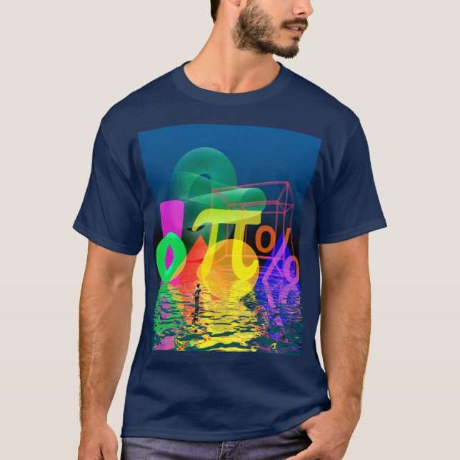 Camiseta O mundo da matemática (Frente)