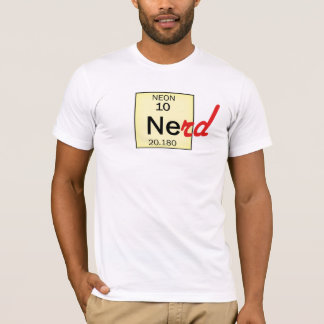 Camiseta O mundo de um nerd periódico