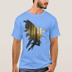 Camiseta O mundo dos contos de fantasia, a fada com varinha