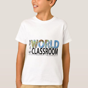 Camiseta O mundo é minha sala de aula