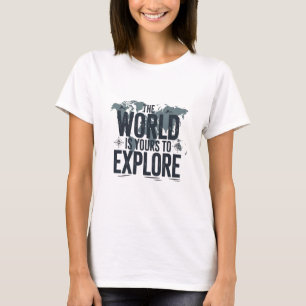 Camiseta O mundo é seu para explorar