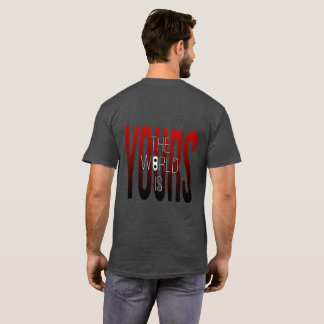 Camiseta O Mundo É Seu Tee | Streetwear Inspiradores