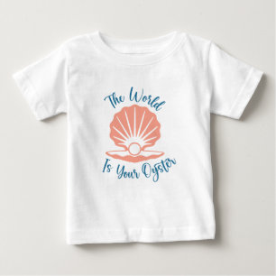 Camiseta O Mundo É Sua Ostra
