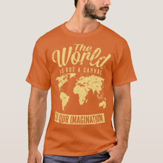 Camiseta O Mundo É Uma Canvas