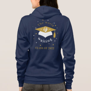 Camiseta O mundo está esperando a classe de Formando da gra