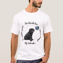 O mundo gira em torno de Meu Labrador