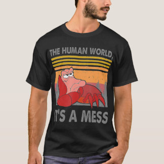Camiseta O Mundo Humano Está Uma Bagunça Caranguejo Família