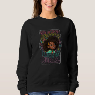 Camiseta O Mundo Karma das Crianças Meu Cabelo é Único E E