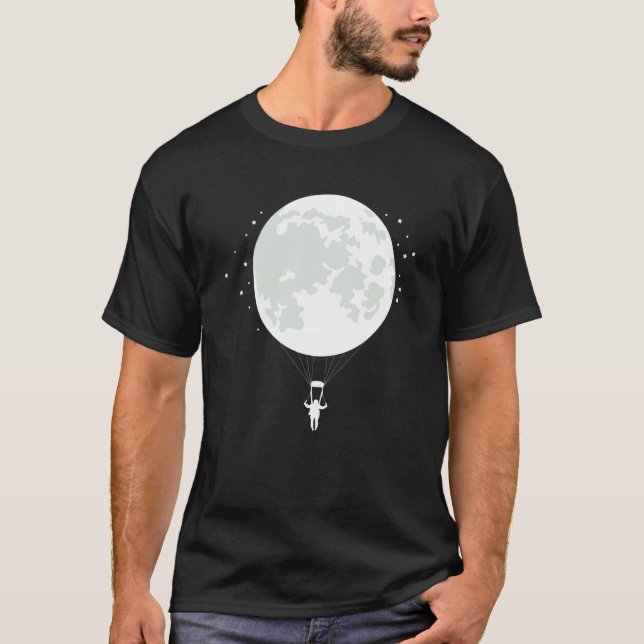 Camiseta O Mundo Paraglide Paraglide Parachute Presente Sky (Frente)