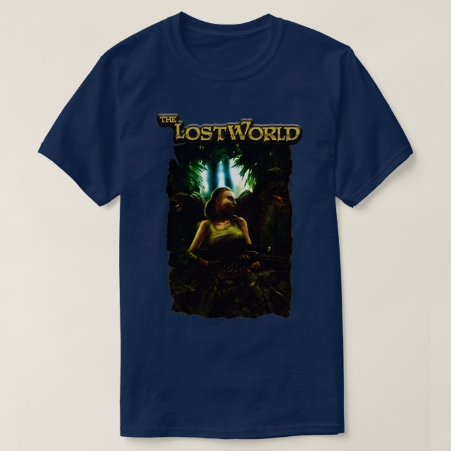 Camiseta O Mundo Perdido (Frente do Design)