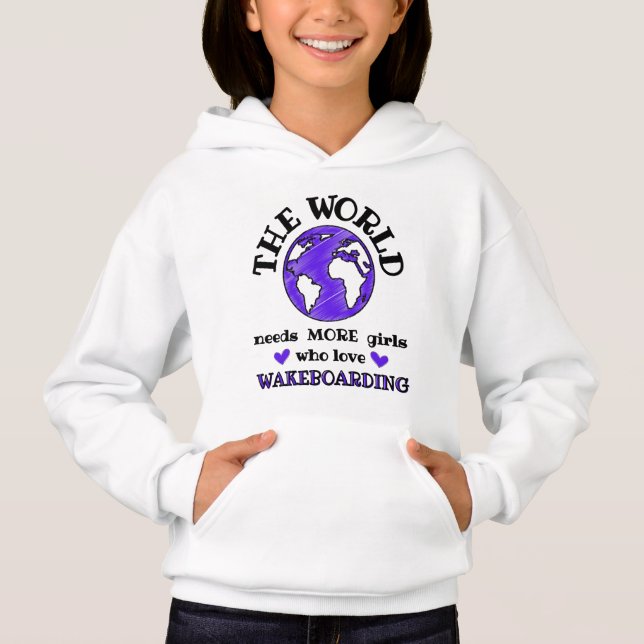 Camiseta O mundo precisa de mais garotas que adorem o wakeb (Frente)