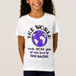 Camiseta O mundo precisa de mais raparigas que adorem a cor