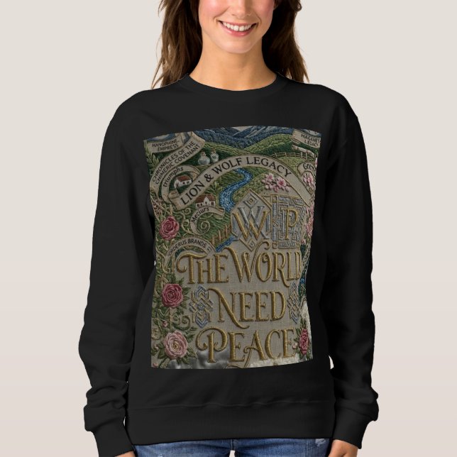 Camiseta O Mundo Precisa de Paz (Frente)
