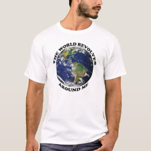 Camiseta O mundo se espalha ao meu redor