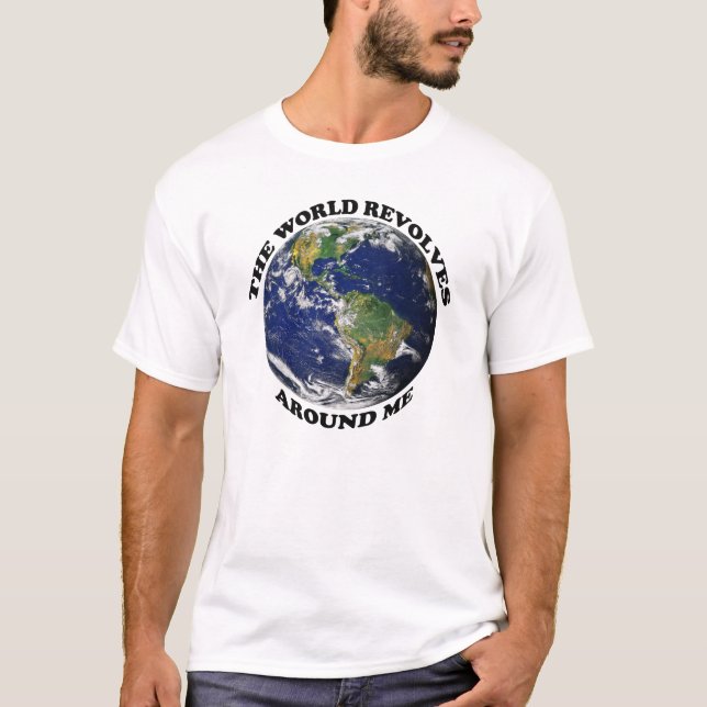 Camiseta O mundo se espalha ao meu redor (Frente)