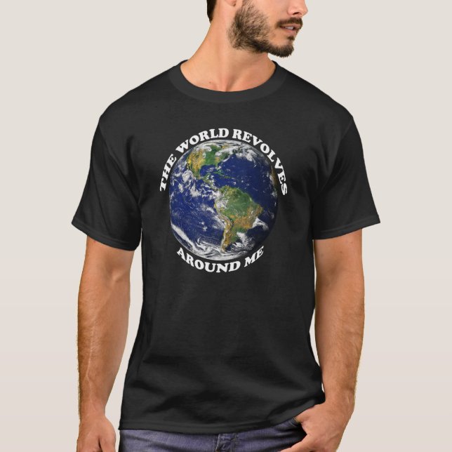 Camiseta O mundo se espalha ao meu redor (Frente)