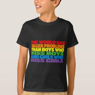 Camiseta O mundo tem maiores problemas com o Prid Orgulho g