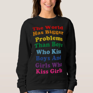 Camiseta O mundo tem maiores problemas na Lgbt Community Ga