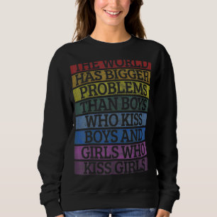 Camiseta O Mundo Tem Problemas Maiores Do Orgulho Lgbt