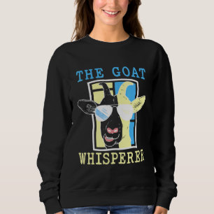Camiseta O Murmurador de Cabras  Cabra Legal Com Óculos de 