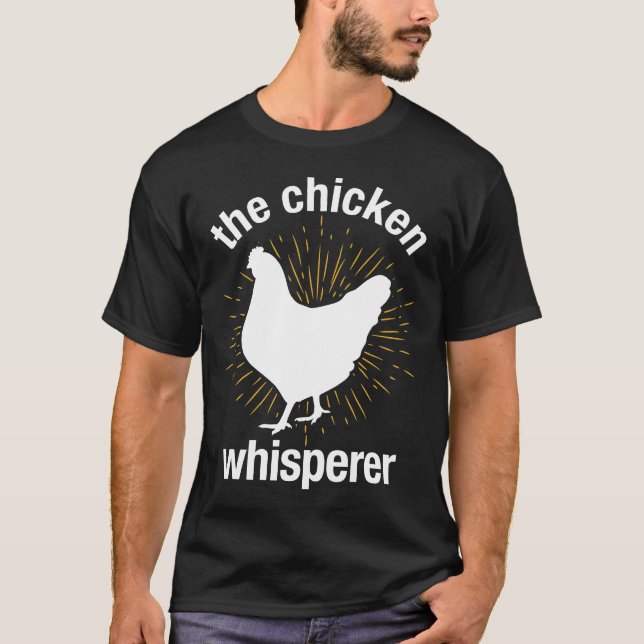Camiseta O Murmurador de Frangos   Fazendeiro (Frente)