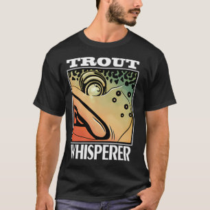 Camiseta O Murmurador de Trutas com Truta Arco-Íris de Vará