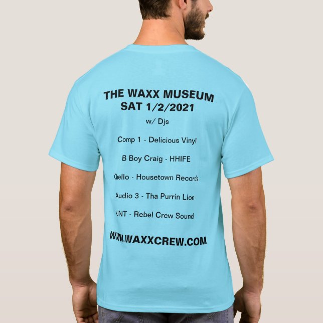 CAMISETA O MUSEU WAXX - 02/01/2021 (Verso)