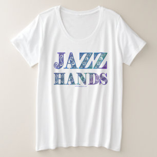 Camiseta O musical da Broadway SlipperyJoe's Jazz Hands que