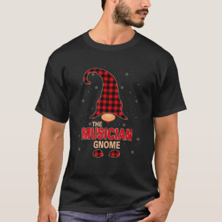 Camiseta O Músico Gnomo Natal Red Buffalo Xadrez Paj