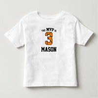O MVP é três aniversário de 3 anos de basquetebol