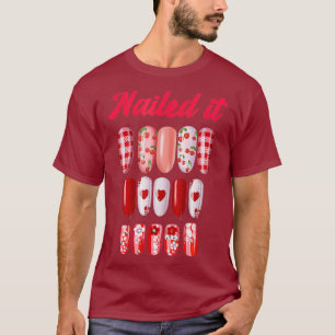 Camiseta O Nail Techs Arrastou-O Com Arte Unha