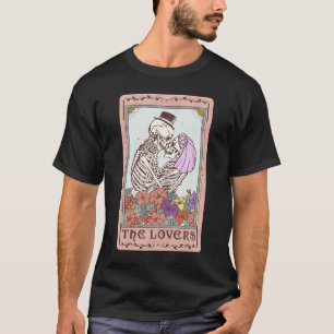 Camiseta O Namorados do Gótico de Astrologia da Placa Tarot