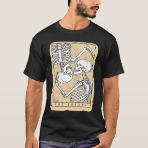 Camiseta O Namorados do Gótico de Astrologia da Placa Tarot