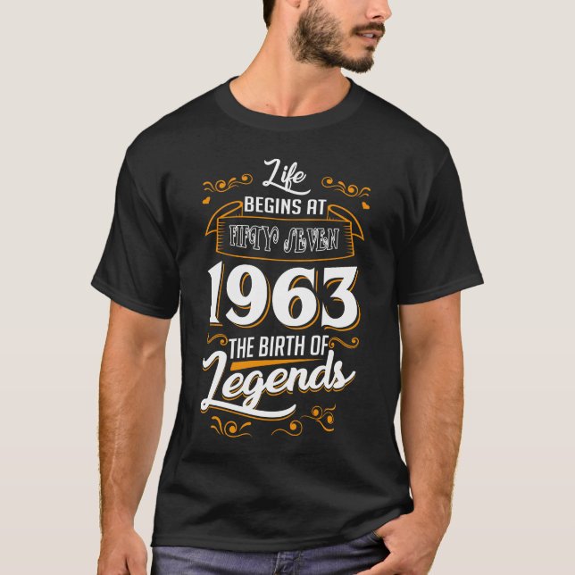 Camiseta O Nascimento Das Legendas 1963 (Frente)