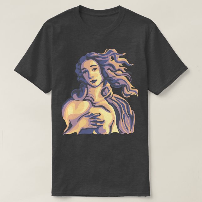 Camiseta O Nascimento de Vênus 11 (Frente do Design)