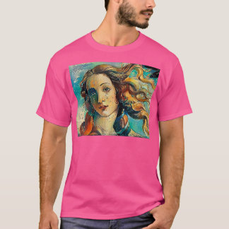 Camiseta O Nascimento de Venus Botticelli Makeover