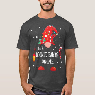 Camiseta O Natal da Família Cookie Baking Gnome Matching