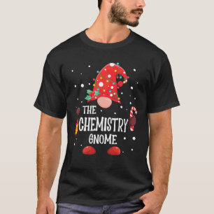 Camiseta O Natal da Família de Comparação de Gnomos de Quím