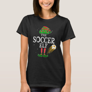 Camiseta O Natal da Família do Grupo Elf do Futebol