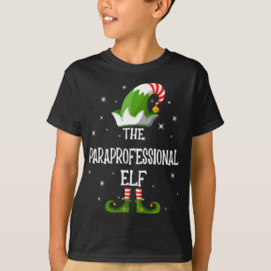 Camiseta O Natal da Família Paraprofessionnelle.