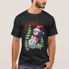 Camiseta O Natal de Frosty Vibes Boutique