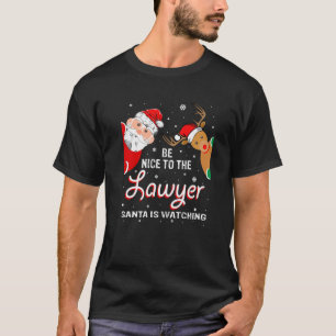 Camiseta O Natal É Bom Para Os Papais noeis Do Advogado.
