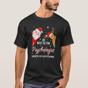 Camiseta O Natal É Bom Para Os Papais noeis Psicólogos.