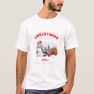 Camiseta O Natal É Melhor Com O Cachorro Presente do pro