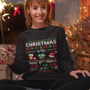 Camiseta O Natal é o momento mais maravilhoso do feriado fe