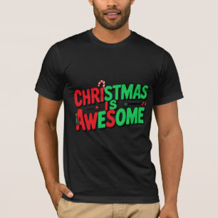 Camiseta O Natal É Uma Design De Arte Digital Incrível
