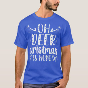 Camiseta O Natal Está Aqui O Dia Do Natal Feliz Papais noei
