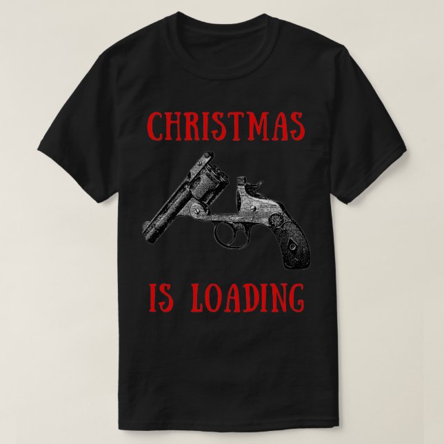 Camiseta O Natal está carregando 3 (Frente do Design)